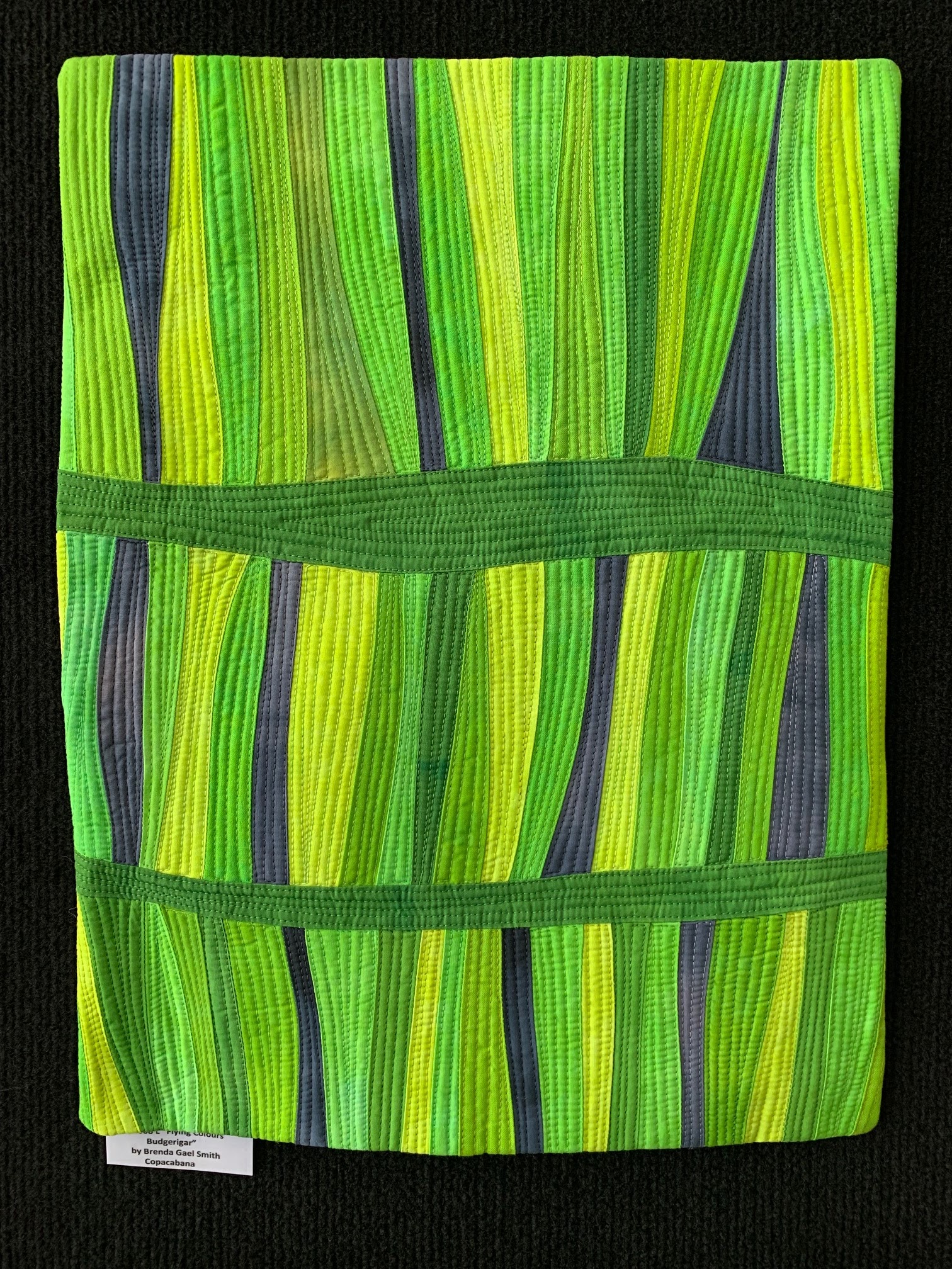 Wendy's Quilts and More Aotearoa Quilters Lime Challenge