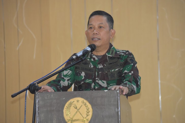 Kasiter Kasrem 141/Tp, Pimpin Giat Pembinaan Peningkatan Kemampuan Keluarga Besar TNI TA.2021