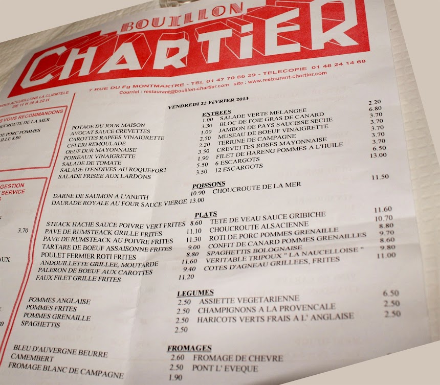 Living the life in SaintAignan Le Bouillon Chartier