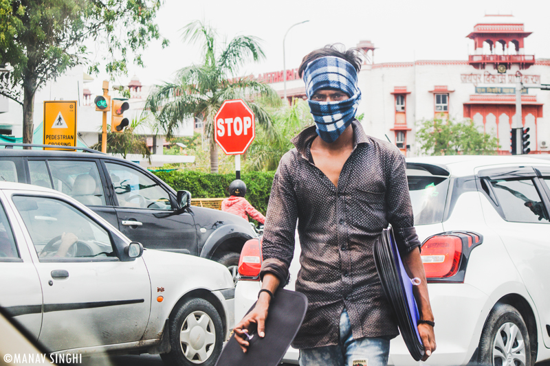 Street Photography Face Mask Jaipur Opening after Lock Down