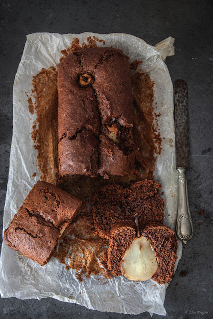 plumcake cacao e pere