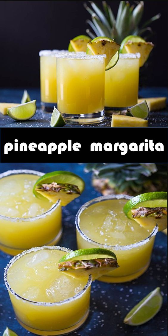 Delicious and healthy family choice special food and drink pineapple margarita DESCRIPTION Pineapple Margarita – A sweet, tart and delicious margarita that is incredibly EASY to make! #Best #Vegan #Recipes! #Best#Vegan#Recipeas!