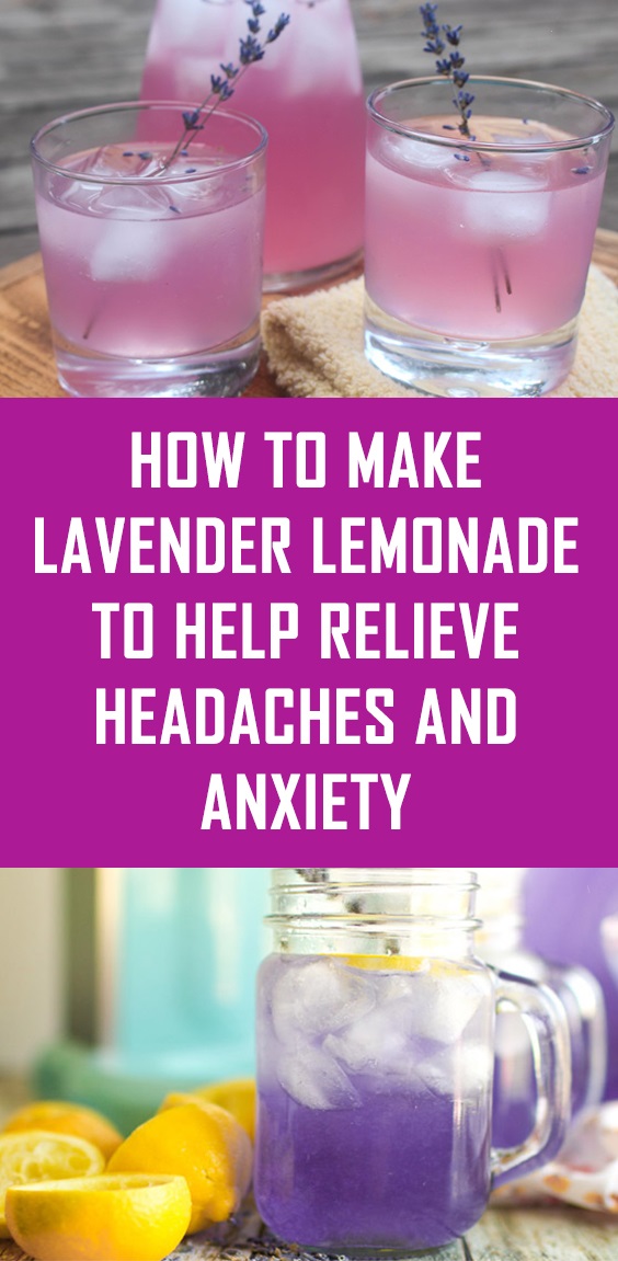 How to Make Lavender Lemonade To Help With Headaches and Anxiety