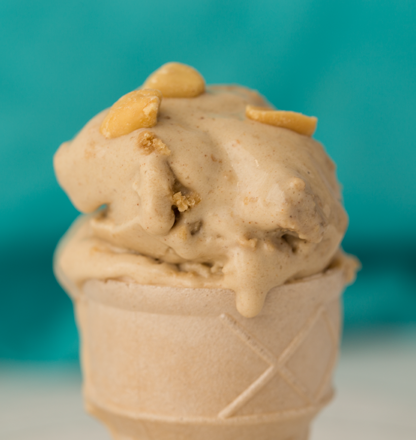 Rich and Creamy, Vegan Peanut Butter Cookie Ice Cream, NoChurn