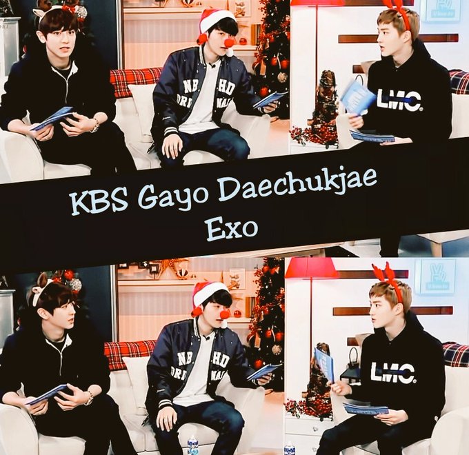 KBS Song Festival VLive With Suho & Baekhyun & Chanyeol