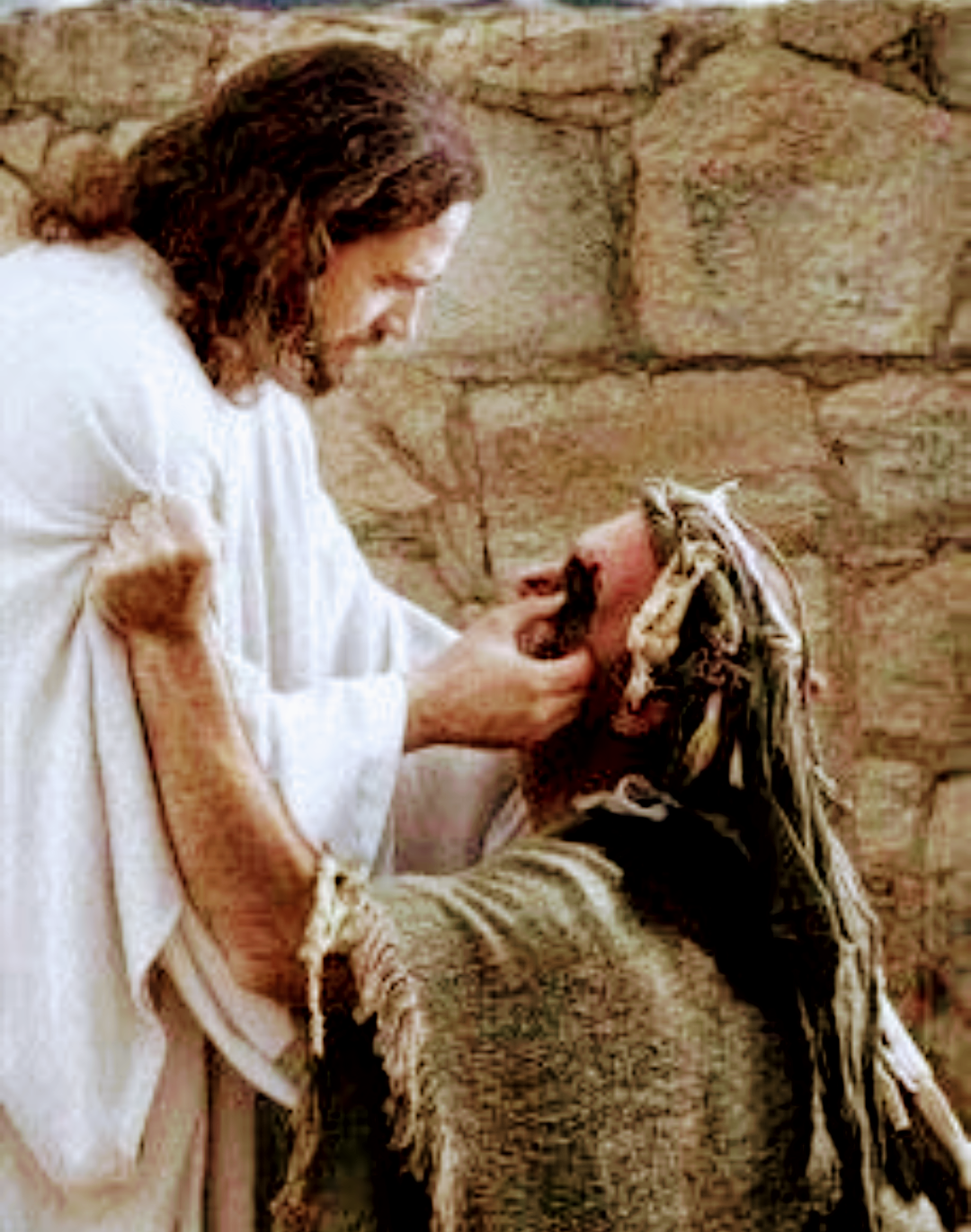 Salud y Bienestar Curación del ciego de nacimiento.