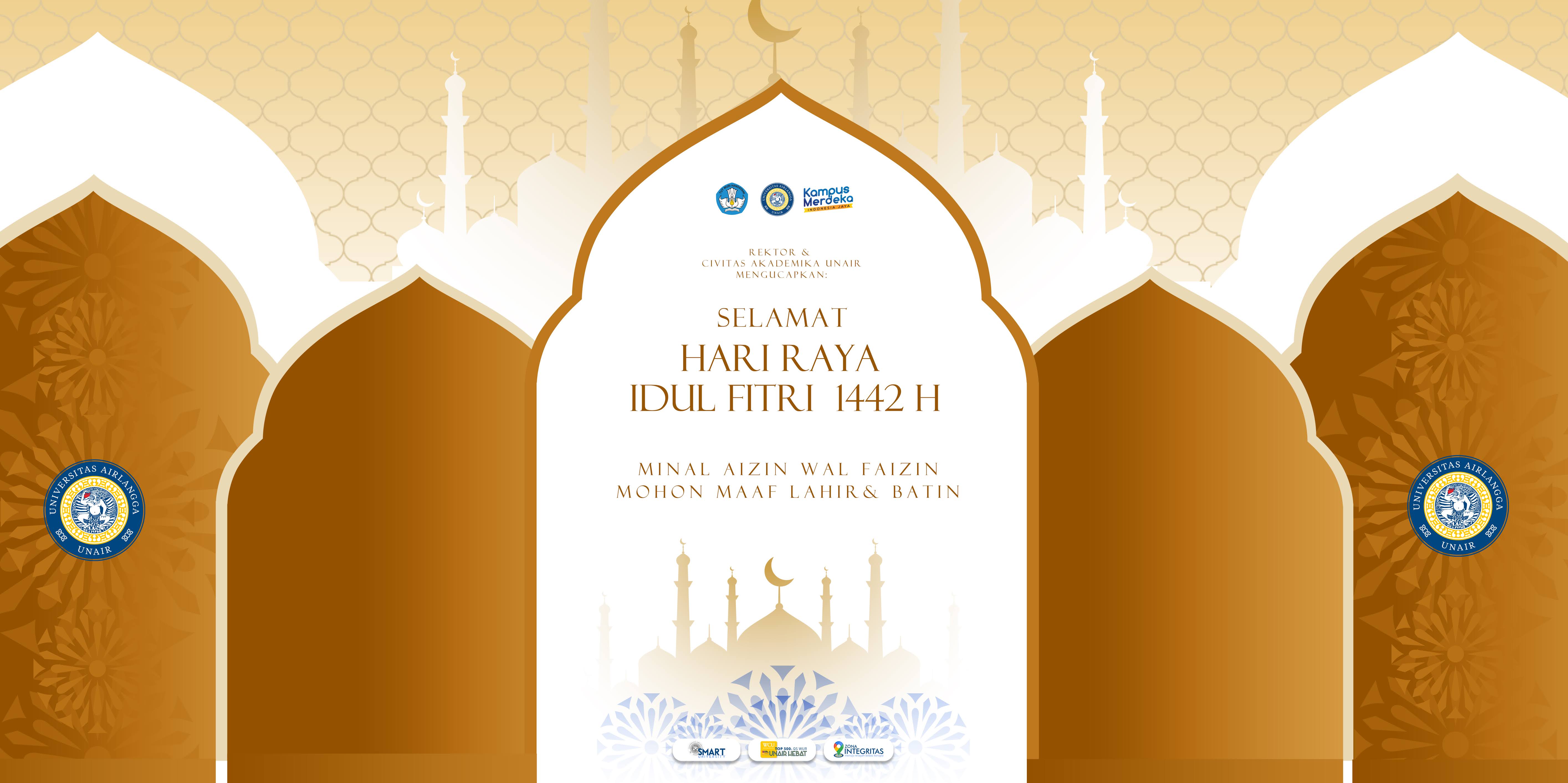 Contoh Desain Photobooth Bertema Idul Fitri 1442 H