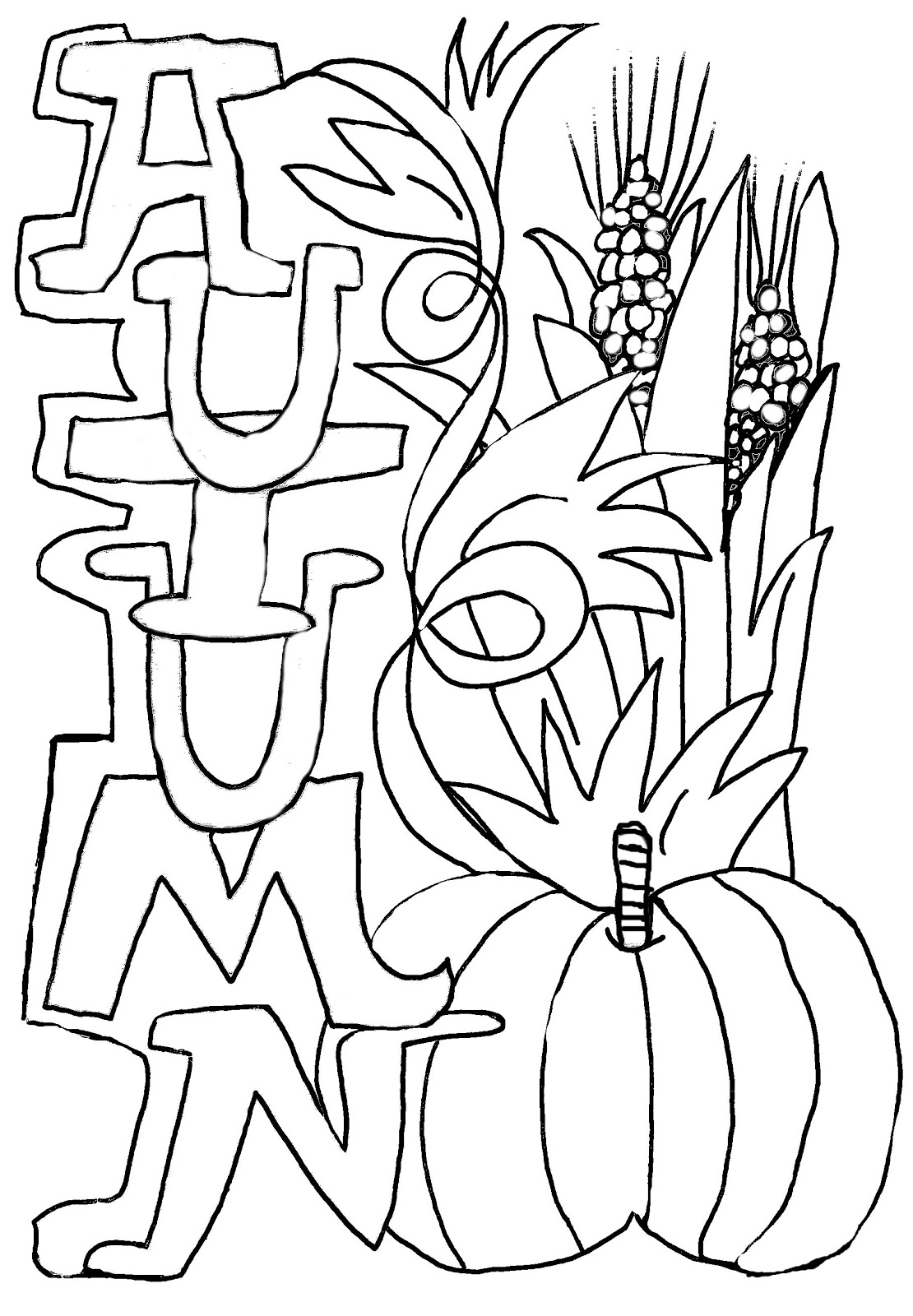 Download Treasure Box Drawing And Art For Jesus: The Word "Autumn" Border Edge