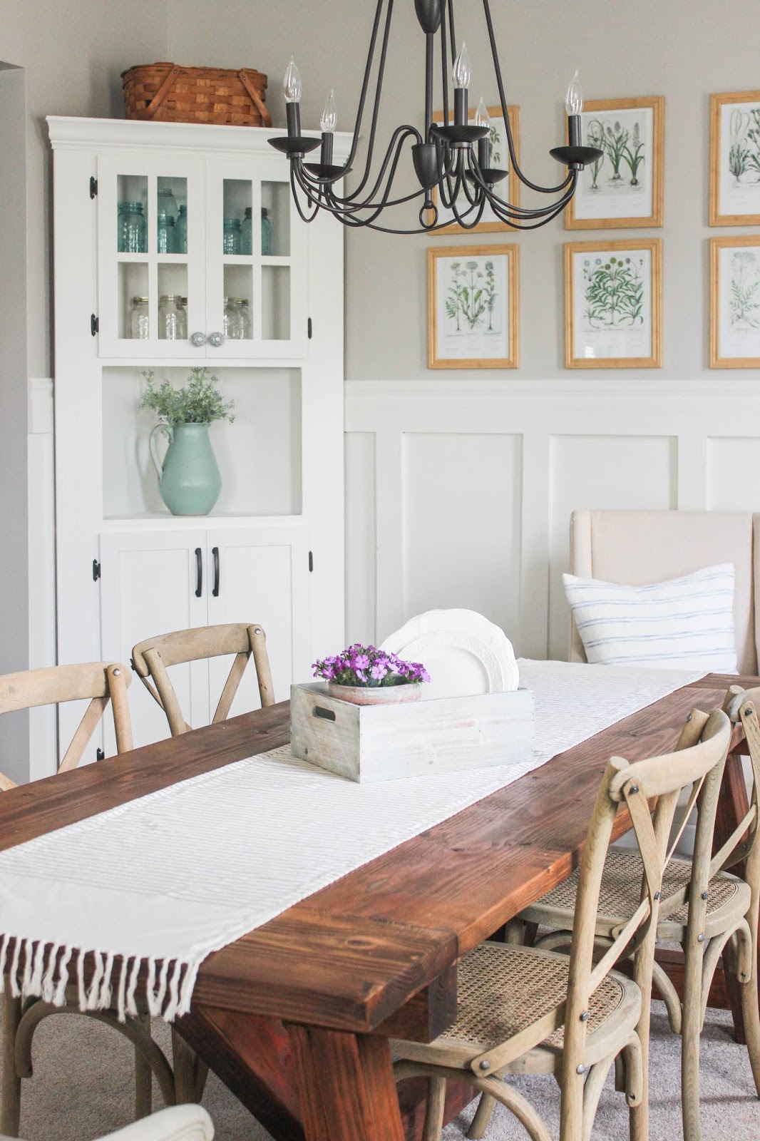 DIY Farmhouse Corner Delightfully Noted