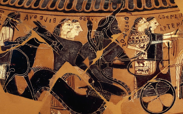 Океанос, нарисованный на чаше, найденной на о. Софилос, около 600 г. до н. э./ © The British Museum