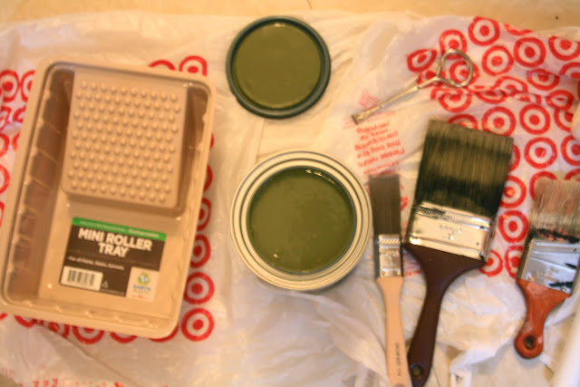 Behr green paint, Alligator Skin