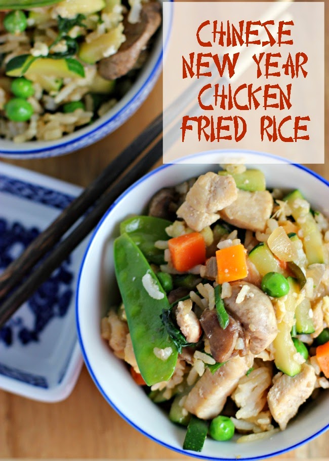 Chinese New Year Chicken Fried Rice