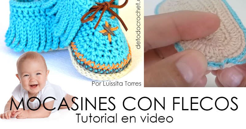 Cómo tejer Mocasines con para Bebés de 0 a 3 | Tutorial
