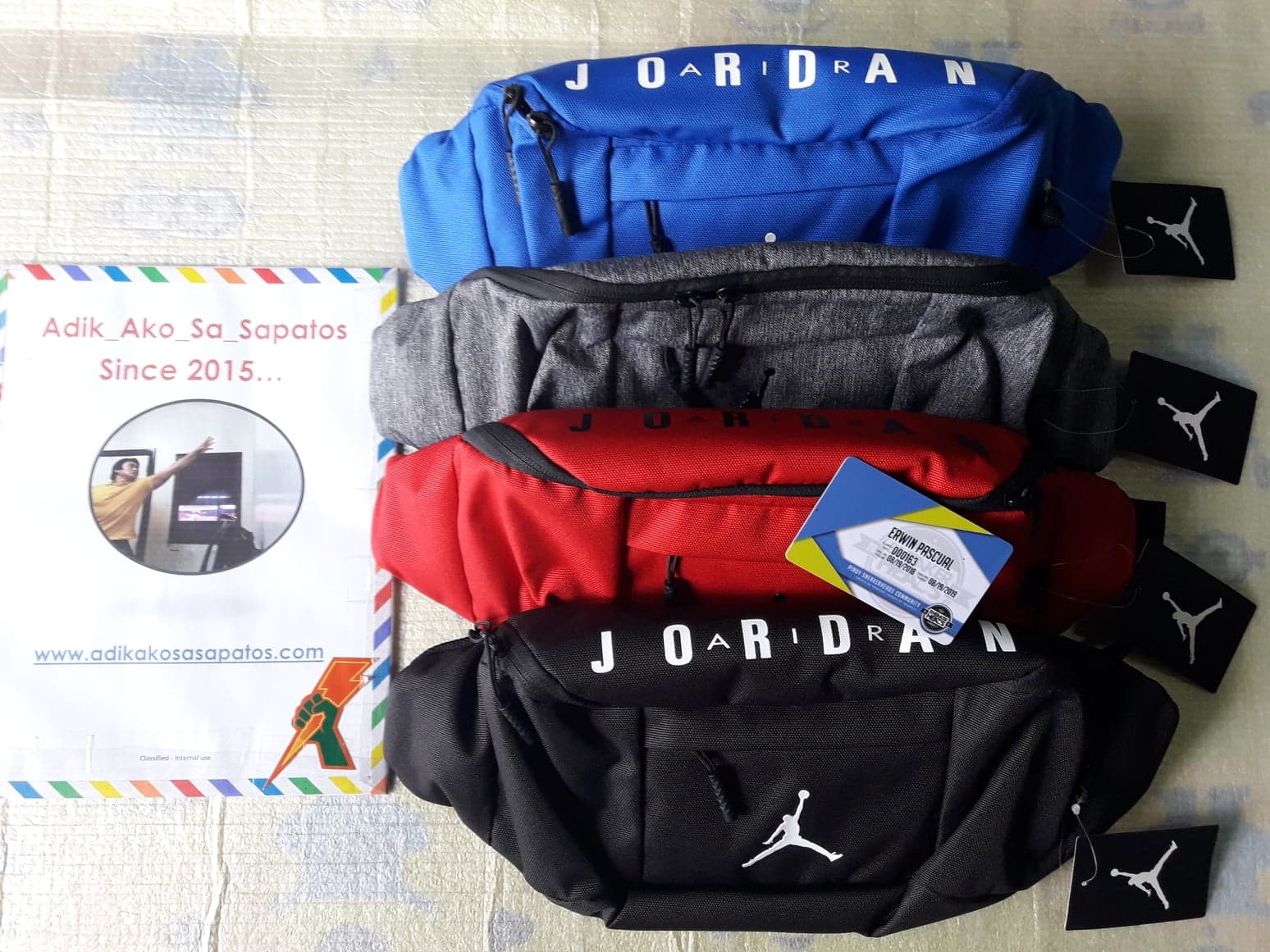 Adik Ako Sa Sapatos Air Jordan Cap Cross Body Bag