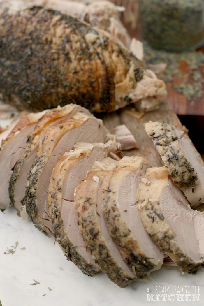 Slow Cooker Herbes de Provence Turkey Breast All Roads Lead to the