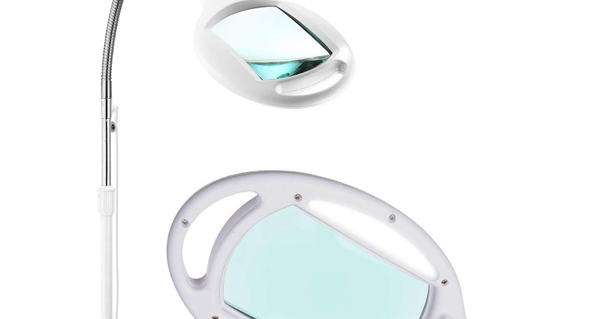 Jinveno Desktop LED Magnifier Light DIY Diamond Painting Kits Cross  Stitches Magnifier