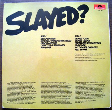 Just Backdated: SLAYED BY SLADE – MY EARLY YEARS