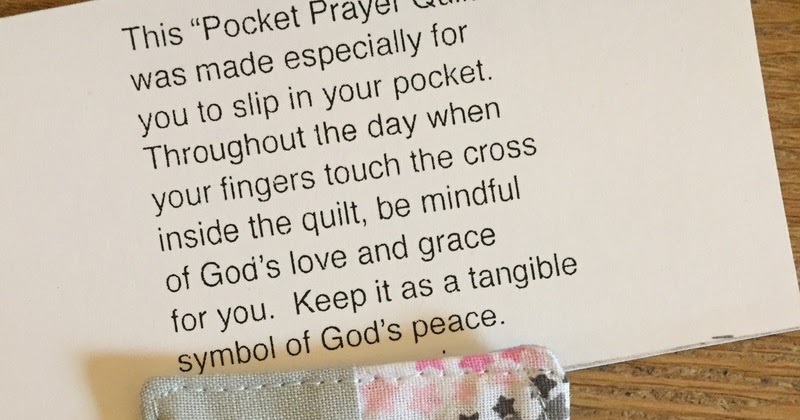 The River: Pocket Prayer Quilt