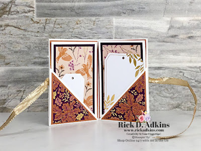 Fall Mini Album using the products from the Beauty of Tomorrow Suite from Stampin' Up! Click here to learn how I made it!