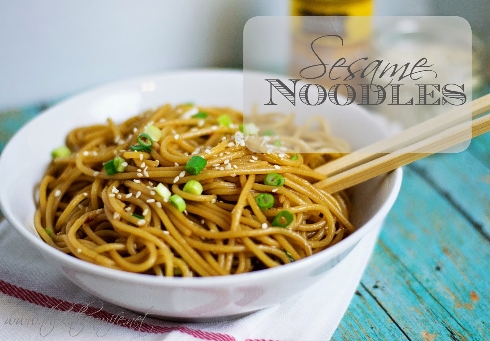 How to Make Homemade Sesame Noodles Recipe The Kitchen Wife
