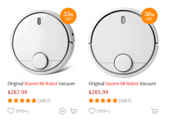  Xiaomi Mi Robot Vacuum до -30% намаление 
