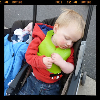 asleep holding an ice cream
