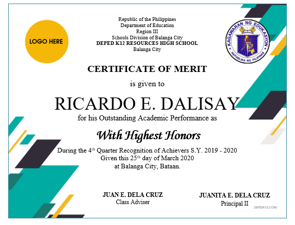 Featured image of post Certificate Of Recognition Deped For instance a cor would show that a certified auditor has evaluated the safety and health program of an organization