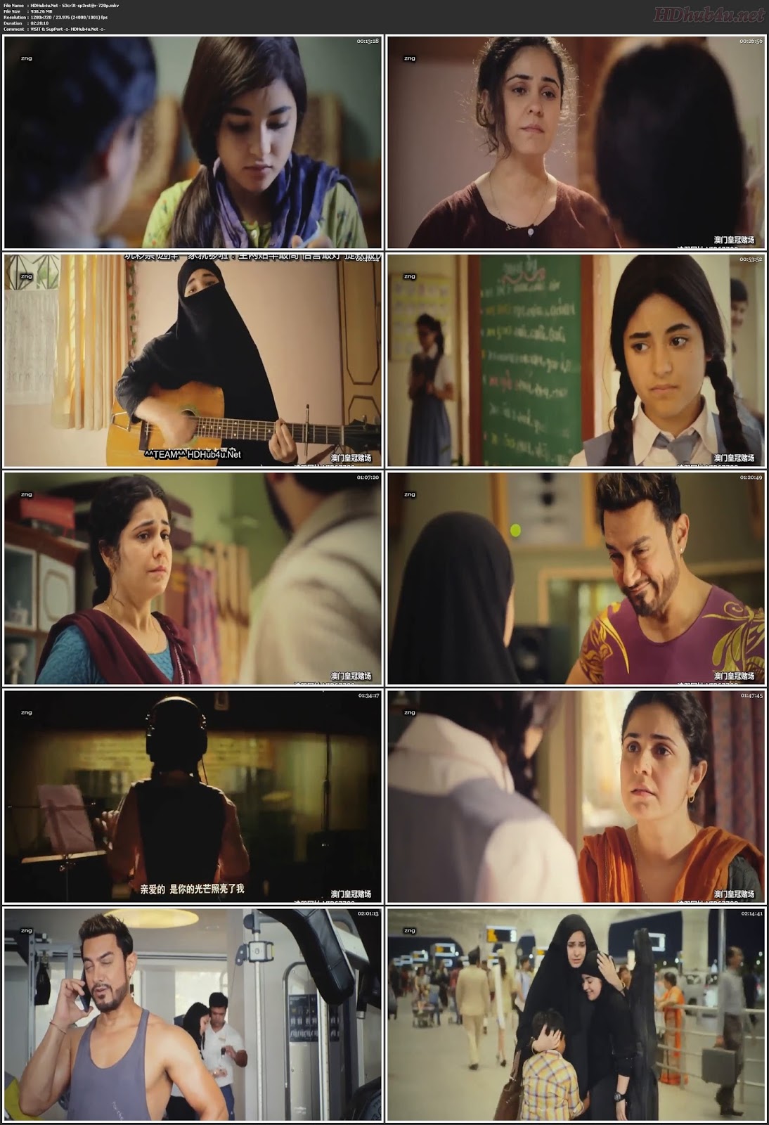 Secret Superstar 2017 Hindi Movie 480p HDTC 400MB Download
