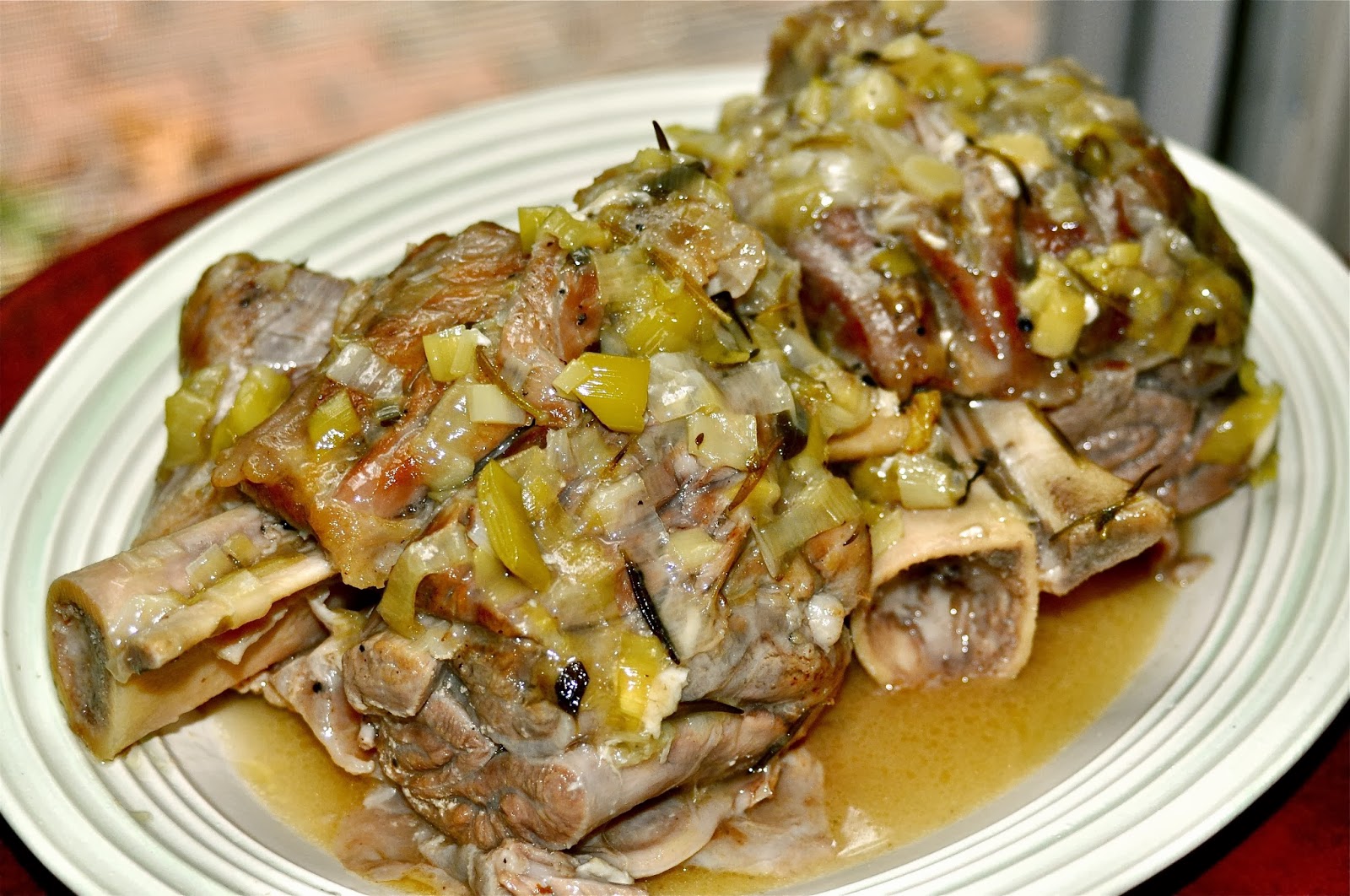 Mister Meatball Whole braised veal shanks