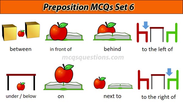 English Preposition MCQs With Answers Set 6