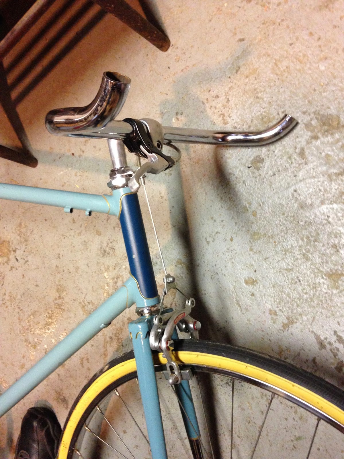 Syracuse Bicycle Works Homemade Bullhorn Handlebars