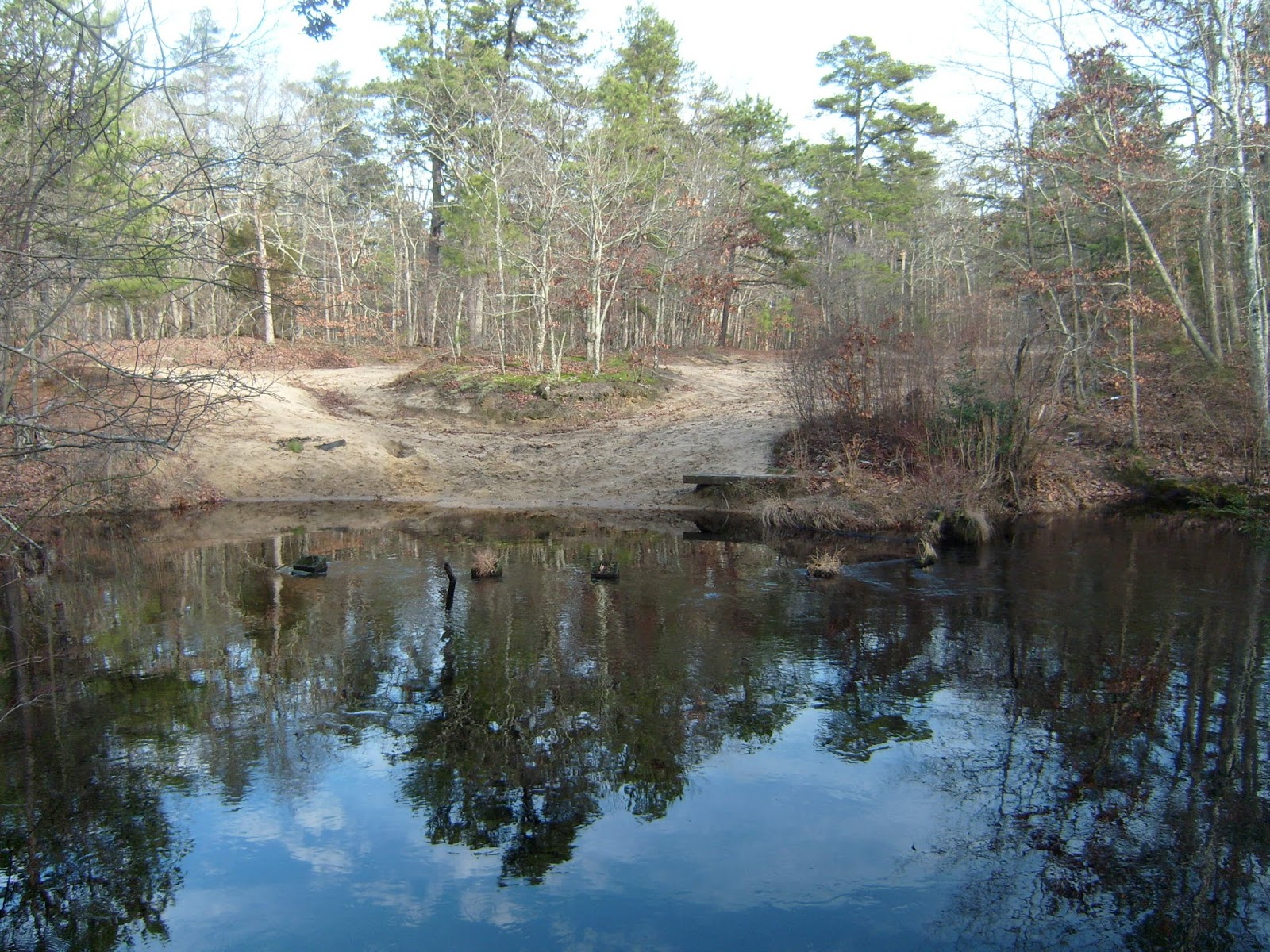 Abandoned, Roadside and Historic The Blue Hole, Winslow Township, New Jersey