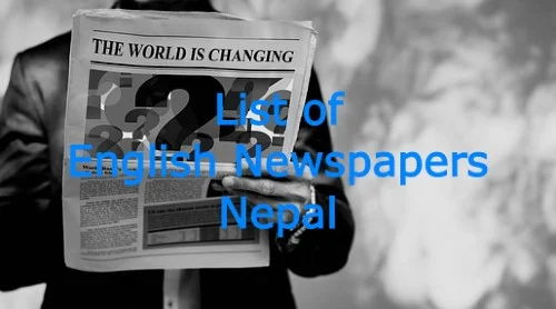 List of English Newspapers in Nepal