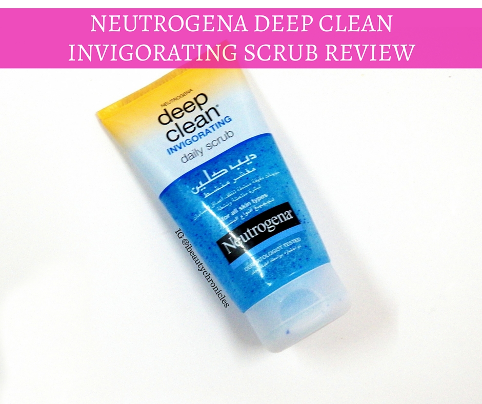 Neutrogena Deep Clean Gentle Scrub Review Facial Scrub