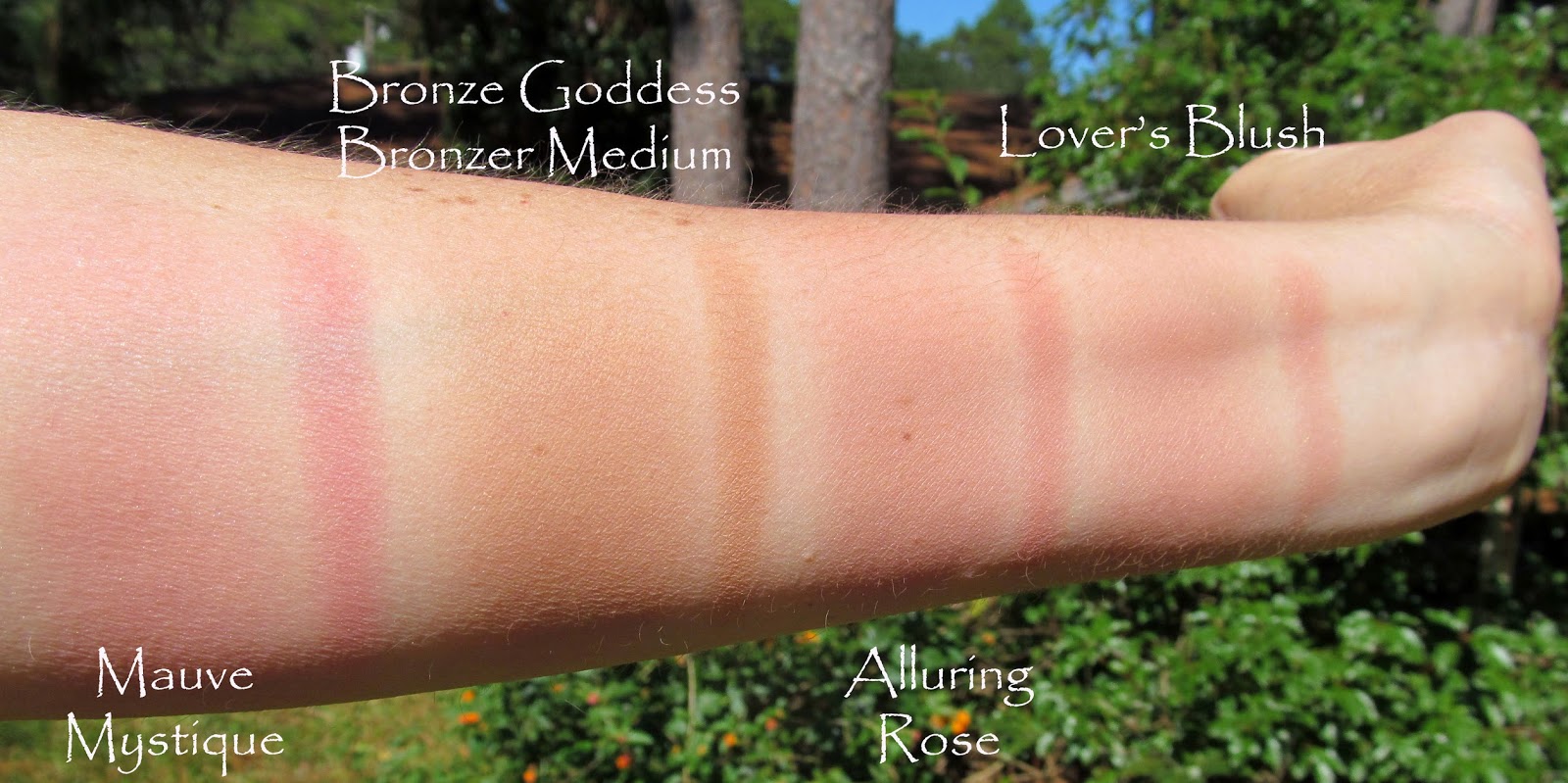 estee lauder colour swatches