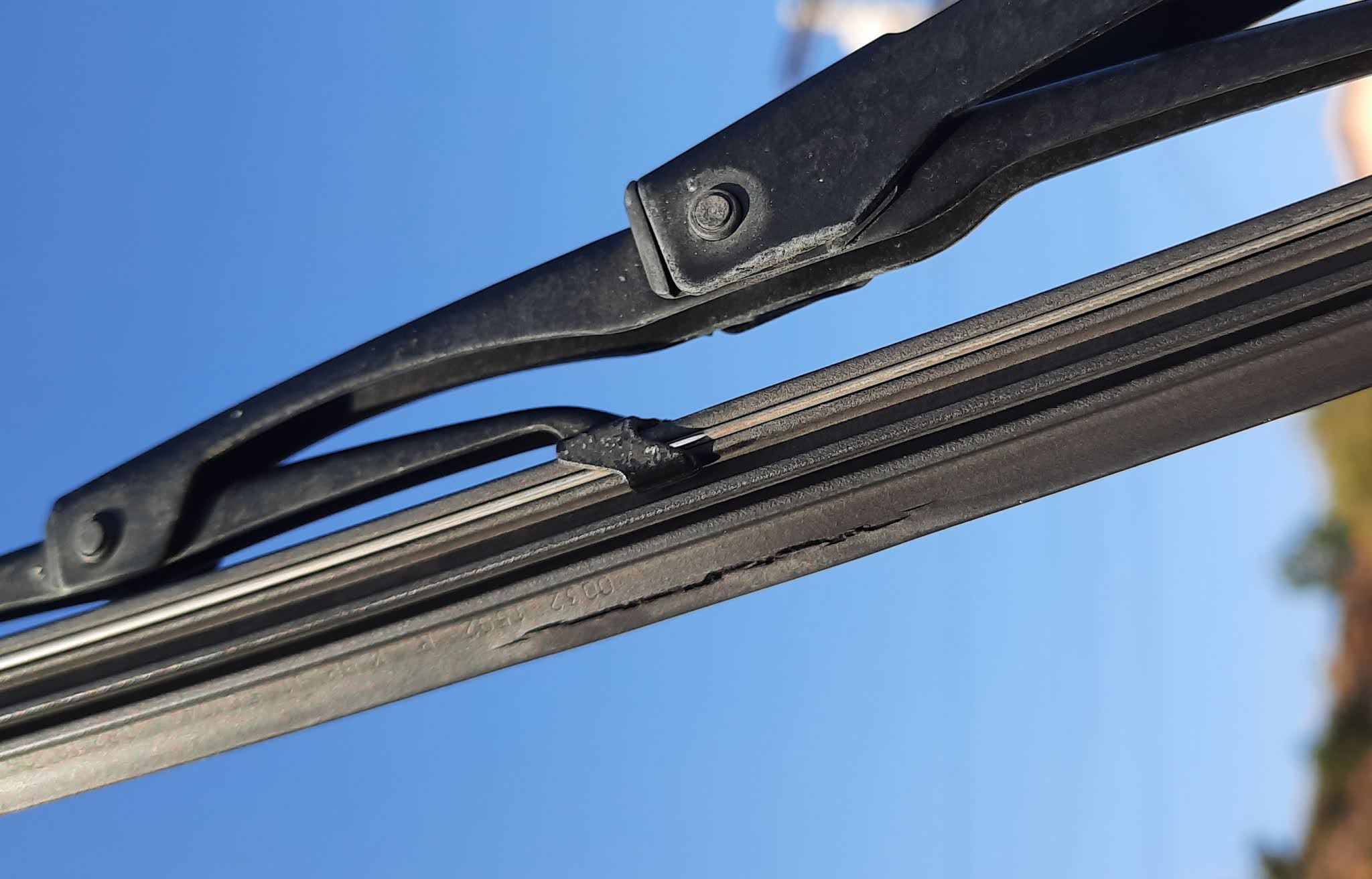 Just A Car Guy hang onto a bad wiper blade, it's a good way to check