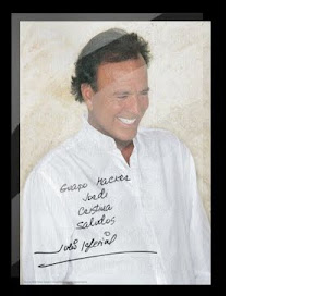 MI AUTÓGRAFO DE JULIO IGLESIAS