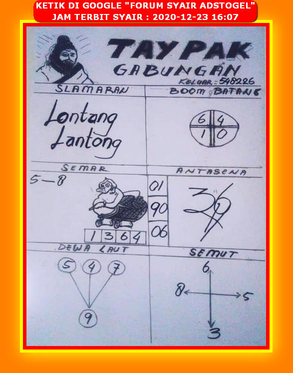 1 New Message Kode Syair Hongkong 23 Desember 2020 Forum Syair Togel Hongkong Singapura Sydney