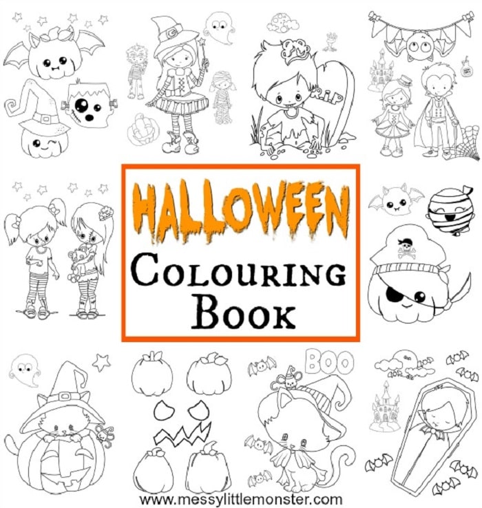 27 Free Printable Halloween Crafts, Colouring Pages & Activities for Kids | Finding Myself Young