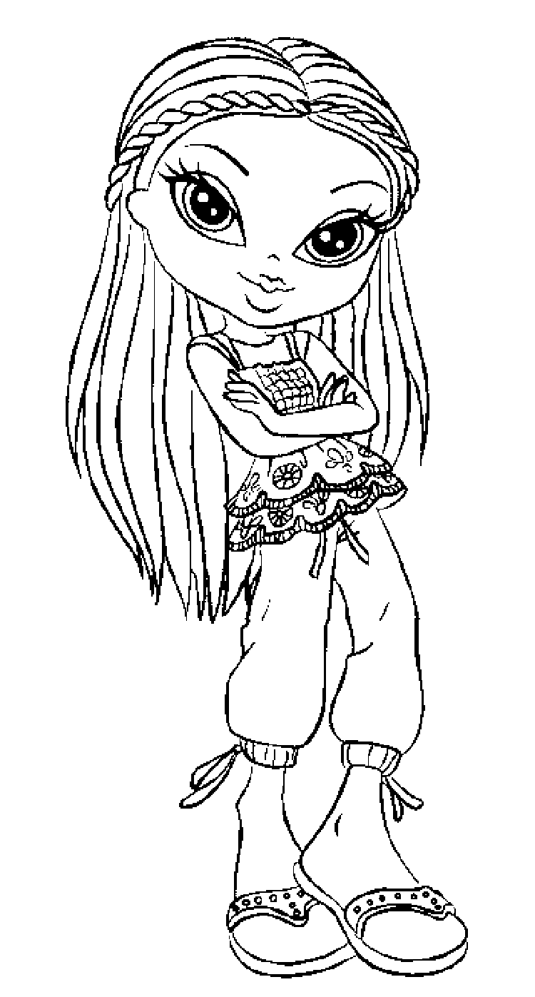 Coloring Pages: Bratz Coloring Page 2