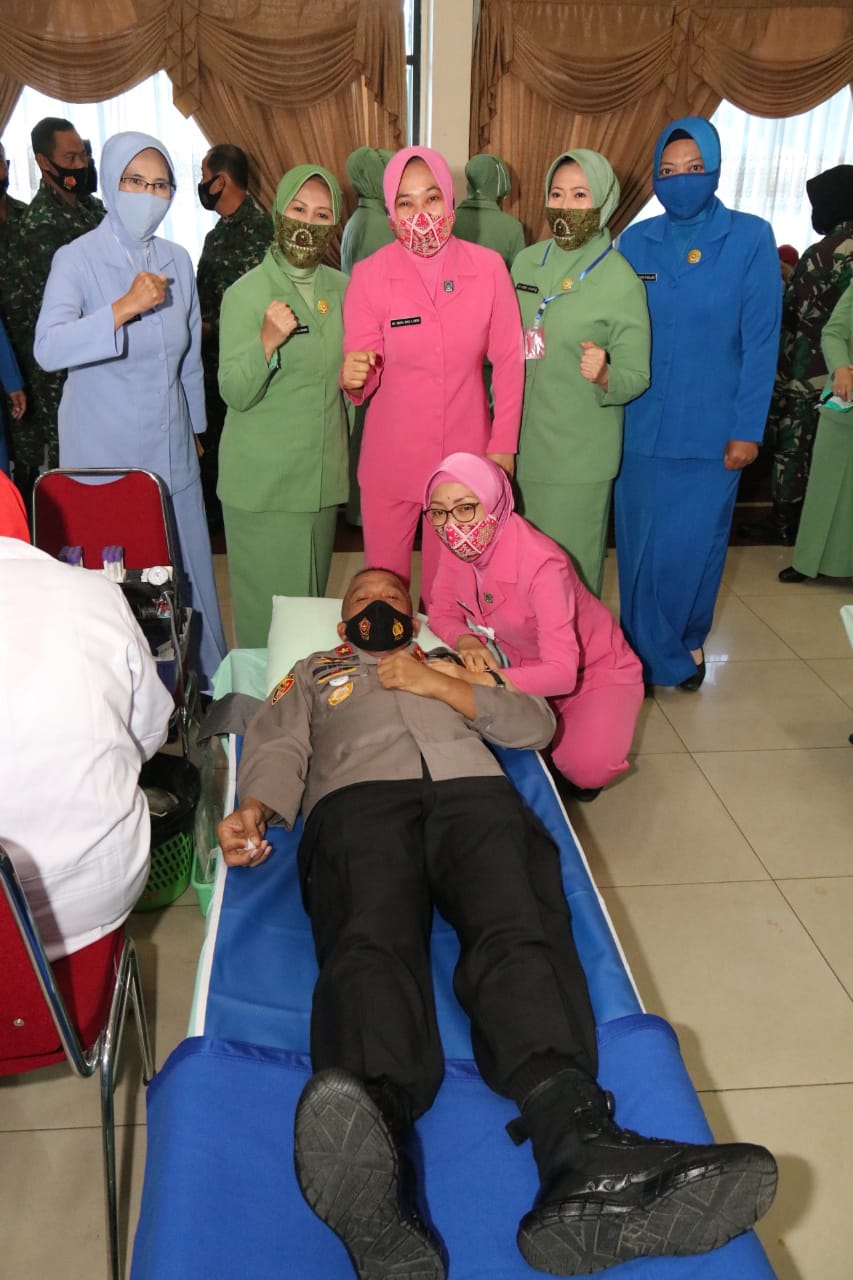 donor darah dalam rangka hut tni