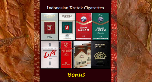 Indonesian Cloves Cigarettes: Indonesian Clove Cigarettes