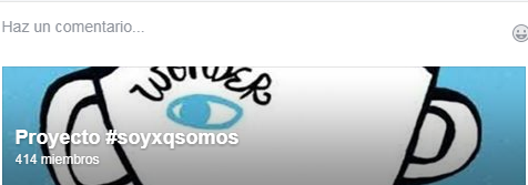 Grupo en FB #soyxqsomos