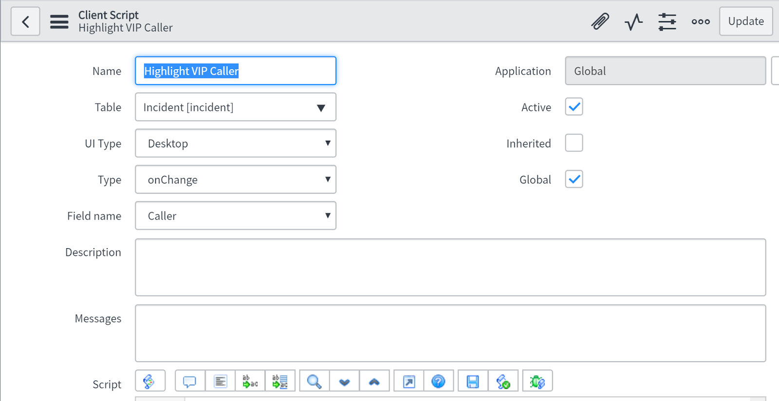 Fortune Minds Service Now How to add custom text and icon to fields