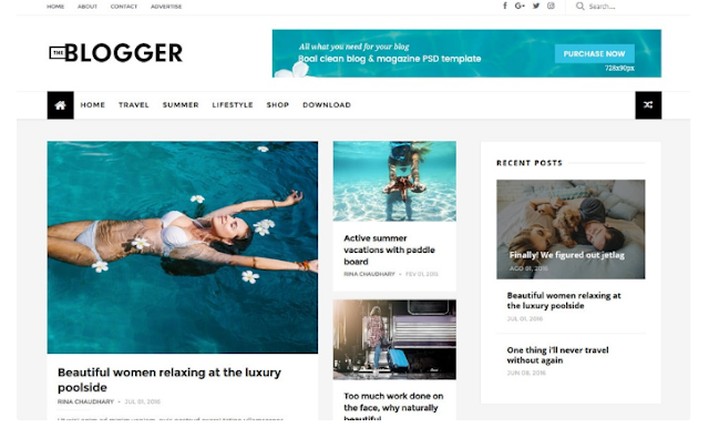 قالب Blogger المستجيب TheBlogger