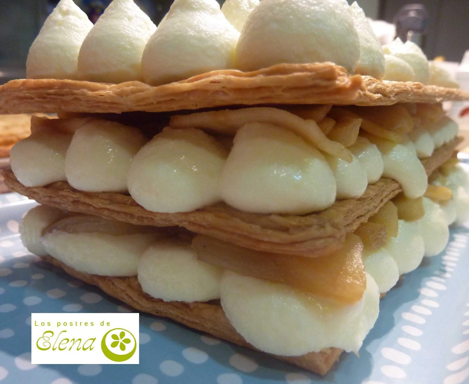 Los Postres De Elena Hojaldre De Manzana Caramelizada Y Crema De Mascarpone