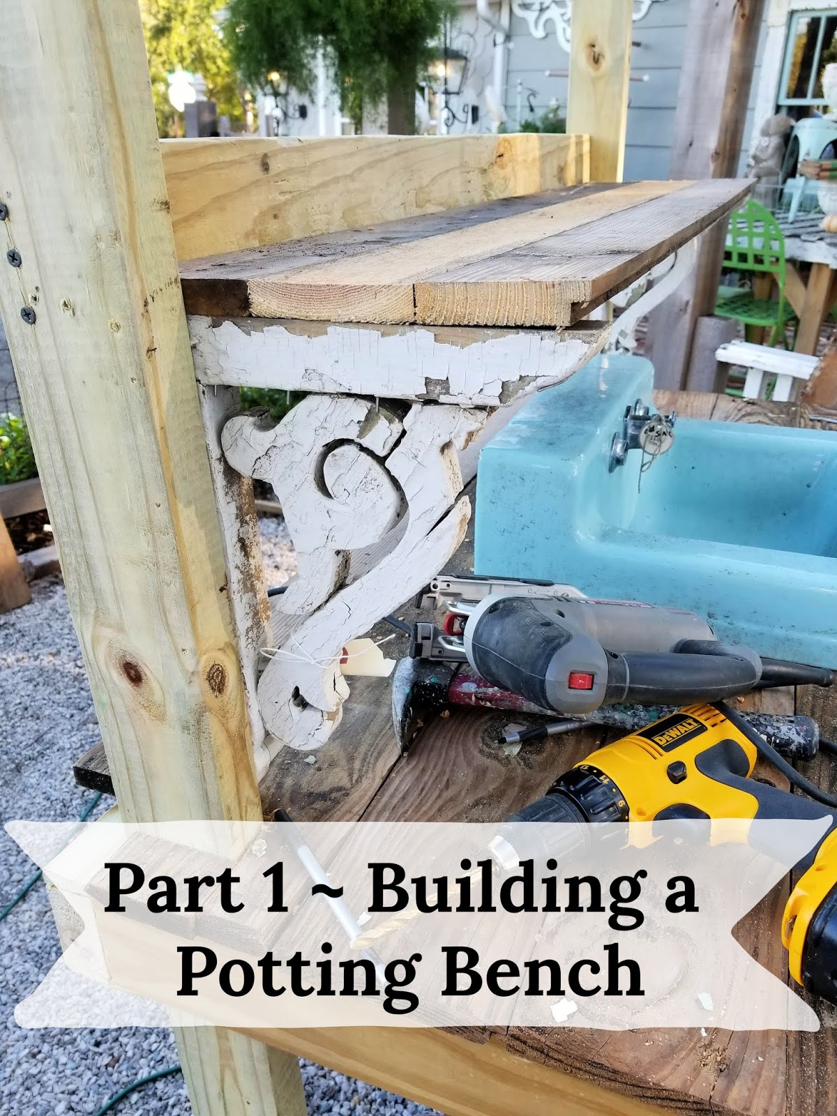 red cedar potting bench on Part 1 Building A Potting Bench Lady Butterbug