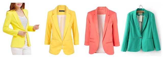 Colored Blazer for Work Spring Shopping List