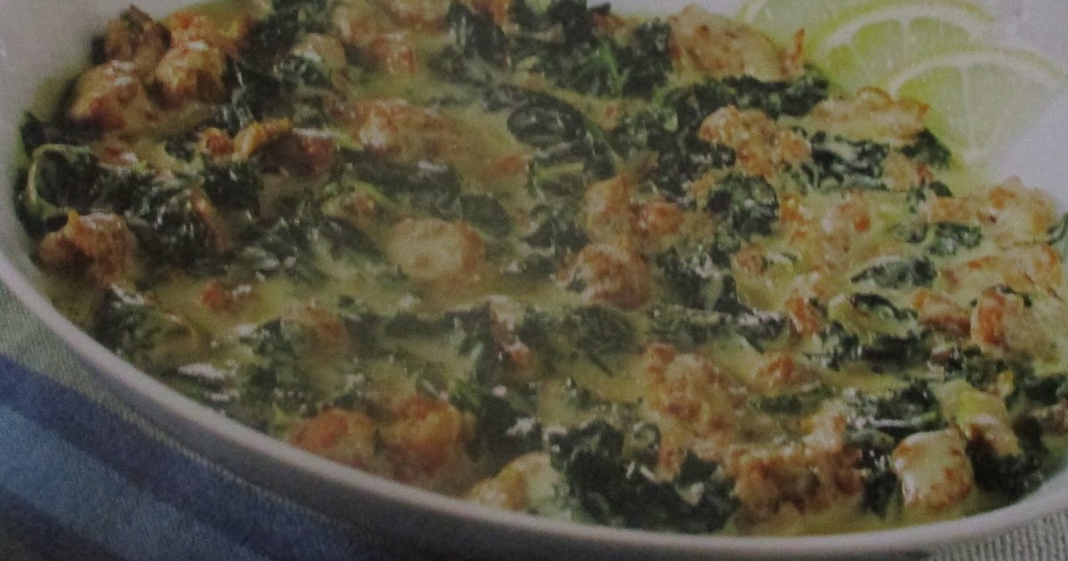 Le Chef Pierre D'Iberville Greekstyle kale and sausage stew (Keto)