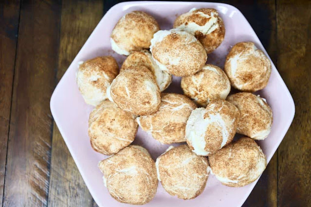 Air Fryer Stuffed Bagel Bites